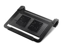 Cooler Master NotePal U2 PLUS - Laptop Cooling Pad with 2 Movable High Performance Fans (Black)