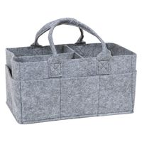 Sammy & Lou Felt Storage Caddy, Gray