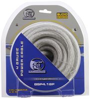 Bullz Audio (BSP4.18P) Standard Platinum 18' 4-Gauge Power Cable