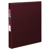 Avery 27252 Durable Binder with Slant Rings, 11 x 8 1/2, 1", Burgundy