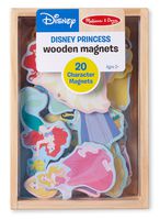 Melissa & Doug Disney Princess Wooden Magnets (Developmental Toy, Wooden Storage Case, 20 Character Magnets, Great Gift for Girls and Boys - Best for 2, 3, 4, 5 and 6 Year Olds)