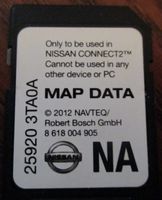 3TA0A 2013 NISSAN CONNECT SD CARD , NAVIGATION GPS MAP DATA , NAVTEQ , NA/NORTH AMERICA US CANADA 25920-3TA0A ,FOR 2013 SENTRA ALTIMA SEDAN XTERRA TITAN NV200 FRONTIER NV1500 NV2500 NV3500
