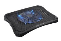 Thermaltake Massive V20 Steel Mesh Panel Single 200mm Blue LED Fan Adjustable Speed Control 10"-17" Laptop Notebook Cooling Pad CL-N004-PL20BL-A