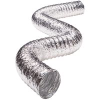Deflecto Flexible Foil Dryer Transition Duct, 4" x 5', (F0405B/4)