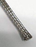 1/8" Stainless Steel Braided Sleeving (304SS) - Length: 25 Feet 1/8"