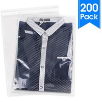 Pack It Chic - 10" X 13" (200 Pack) Clear Resealable Cellophane Cello Bags - Fits 10X13 Prints, Photos, Documents - Self Seal (More Sizes Available)