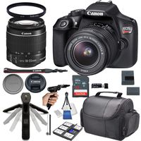 Canon EOS Rebel T6 DSLR Camera w/ 18-55mm Lens + 32GB Card + Photo Accessory 17 Piece Bundle