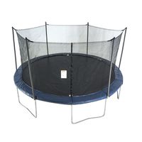 ActivPlay 16' Round Trampoline & Enclosure, Navy Blue