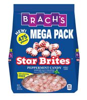 Brach's Star Brites Peppermint Starlight Mints Hard Candy, 5.63 Pound Bulk Candy Bag Individually Wrapped Bulk Holiday Candy