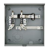 Siemens SUAS817-PPGP 200-Amp, 4 Jaw, Ringless Cover, Horn Bypass, Underground Feed, Side Wired, 7/8 Barrell Lock, Meter Socket