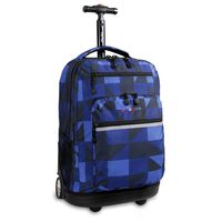 J World New York Sundance Rolling Backpack, Block Navy, One Size