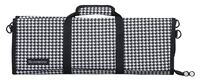 Messermeister 12-Pocket Heavy Duty Nylon Padded Knife Roll, Luggage Grade and Water Resistant, Houndstooth