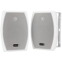 Dayton Audio IO525W 5-1/4" 2-Way Indoor/Outdoor Speaker Pair White