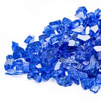 Bond Manufacturing 50689 LavaGlass Classic Cut Fire Pit Dispersion Glass, Indigo Dream