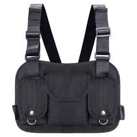 VOCUS Fashion Chest Front Bag Pouch Multipurpose Sport Backpack Daypack Nylon Tactical Chest Rig for Men Women