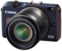 Canon EOS M2 Mirrorless Digital Camera with EF-M 18-55mm + EX90 Speedlite Flash Kit (Blue) International Model (No Warranty)