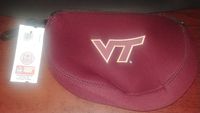 Kolder Neoprene Zippered Grab Bag or Electronic Cable Bag - Virginia Tech University (Hokies) (Officially Licensed Collegiate Products)
