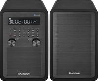 Sangean WR-50P FM-RBDS/AM/Bluetooth Wood Cabinet Table Top Stereo Digital Receiver System (Certified Refurbished)