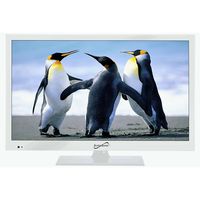 Supersonic SC-1511 White 15.6" 1080p LED Widescreen HDTV with HDMI & USB Input