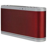 iLive Wireless Multi-Room Wi-Fi Speaker, Rechargeable Lithium Ion Battery, Red (ISWF576R)