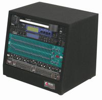 Odyssey CRS08 8 Space Carpeted Studio Rack