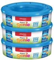 Playtex Diaper Genie Refill Bags, Ideal for Diaper Genie Diaper Pails, Pack of 3, 810 Count