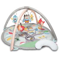 Skip Hop Treetop Friends Baby Developmental Play Mat Activity Gym, Nature Inspired Grey/Pastel Theme