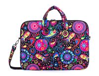 Leaper Cute Laptop Bag Messenger Bag Shoulder Bag Case Sleeve for 14 Inch 15 Inch Laptop Macbook Pro 15 Case Laptop Briefcase 15.6 Inch Rose-Black