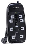 CyberPower CSP806TTAA Surge Protector, 2250J/125V, 8 Outlets, MOV Technology, TAA Certified