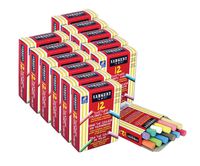Sargent Art 66-2021 144 Assorted Colors Dustless Chalk Sticks