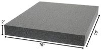 Case Club Customizable Polyethylene Foam 18 x 16 x 2.0 Inches