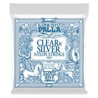 Ernie Ball Ernesto Palla Nylon Clear and Silver Classical Tie On Set