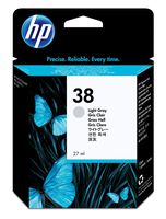 HP 38 Light Gray Pigment Original Ink Cartridge (C9414A) DISCONTINUED BY MANUFACTURER