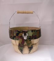 Wedding party ceremony Camo Redneck Deer Hunter Hunting flower girl basket
