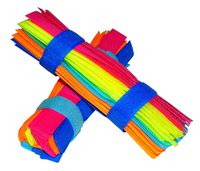 Ceeyali Colorful Reusable Fastening Cable Cord Tie Wire Organizer for Home Office Tablet PC TV Electronics Wire Management etc (Pack of 100)