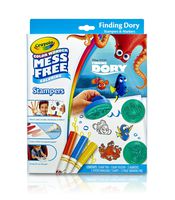 Crayola Color Wonder Disney Pixar Finding Dory Mess Free Stampers & Drawing pad Set Art Gift for Kids & Toddlers 3 & Up, Stamps, Stamp Pad, Paper & Markers, Won't Mark Walls, Clothes or Furniture