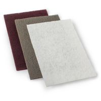 StewMac 3M Scotch-Brite Abrasive Pads, Set of 3 Different Grades, for Cleaning, Polishing, and Refinishing