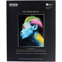 Epson 17 x 22" Hot Press Bright Smooth Matte Paper (25 Sheets)