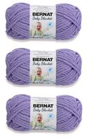 Bernat Bulk Buy Baby Blanket Yarn (3-Pack) Lilac 161103-3320