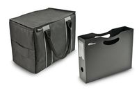 AutoExec AEMTote-03 Black/Grey Mini File Tote with One Hanging File Holder
