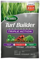 Scotts 26008A Turf Builder Southern Triple Action, 26.84 lb. - Kills Dollarweed and Clover, Prevents and Kills Fire Ants, Feeds and Strengthens Lawns - Covers up to 8,000 sq. ft.