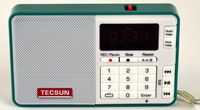 Tescun Q3 Mini Size MP3 Player, FM Radio and Voice/Radio Recorder (Green)