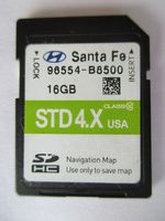 B8500 2015 2016 Hyundai Grand Santa Fe (SANTAFE) Navigation MAP SD Card ,GPS ,STD 4.X U.S.A OEM 96554-B8500