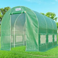 Quictent 12' X 7' X 7' Portable Greenhouse Large Walk-in Green Garden Hot House