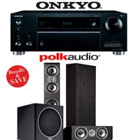 Onkyo TX-NR757 7.2-Channel Network A/V Receiver + Polk Audio TSi 400 + Polk Audio CS10 + Polk Audio PSW110 - 3.1 Home Theater Package