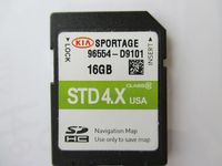 D9101 2017 KIA SPORTAGE Navigation MAP Sd Card ,GPS UPDATE , U.S.A OEM PART # 96554-D9101 4.X 16GB