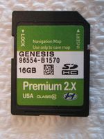 B1570 2014 2015 Hyundai GENESIS PREMIUM 2X Navigation MAP Sd Card,GPS UPDATE, U.S.A 16 GB, OEM PART # 96554-B1570