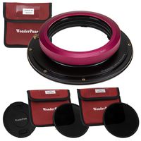 WonderPana Essential ND Kit - Core Filter Holder, Lens Cap, 145mm ND16 & ND32 Filters for Fujifilm XF 8-16mm f/2.8 R LM WR Lens