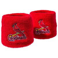 Franklin Sports St. Louis Cardinals MLB Baseball Wristbands - MLB Team Logo Sweatbands - Great for Costumes + Uniforms - Pair