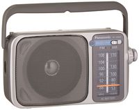 Panasonic Rf-2400D Am/FM Radio, Silver/Grey
